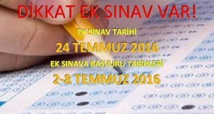 AÖL 2016 Ek Sınav Duyurusu!
