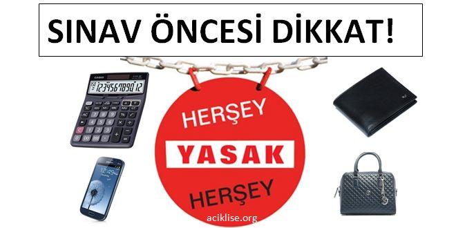 2. DÖNEM SINAVI HAKKINDA BİLİNMESİ GEREKEN HUSUSLAR!